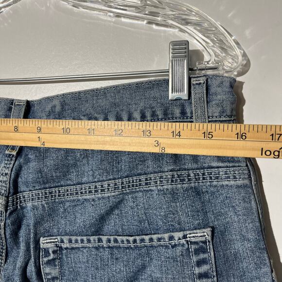 Vintage Y2K GAP Carpenter 100% Cotton Distressed Blue Denim Jeans Men’s 31x32 - Picture 5 of 7